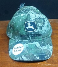 John Deere Toddler Size Cap Hat Trutimber Camo Leaping Deer Cotton Poly Blend