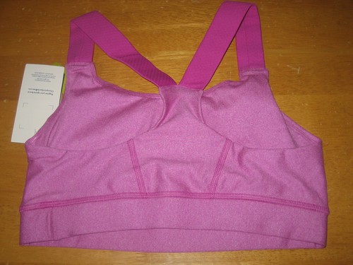 New Champion 7268 Gym Fit Racerback Sports Bra M Raspberry Heather NWT - Picture 3 of 6
