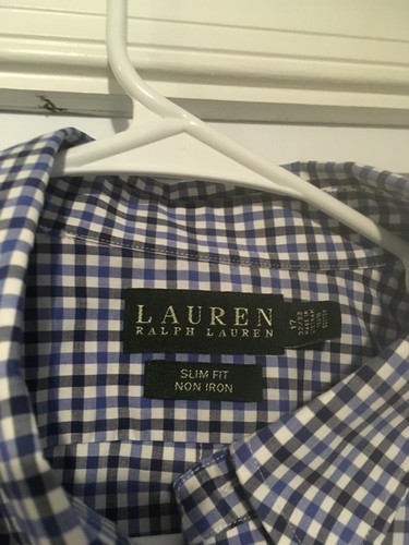 Lauren Ralph Lauren Extra Large (17:Female) Button Down Shirt Slim Fit Non-Iron - Picture 4 of 11