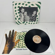 Genesis Invisible Touch vinyl LP Atlantic label 78-16411 Record Printed Canada