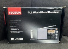 Tecsun PL880 PLL Dual Conversion AM FM Shortwave Portable Radio PL-880