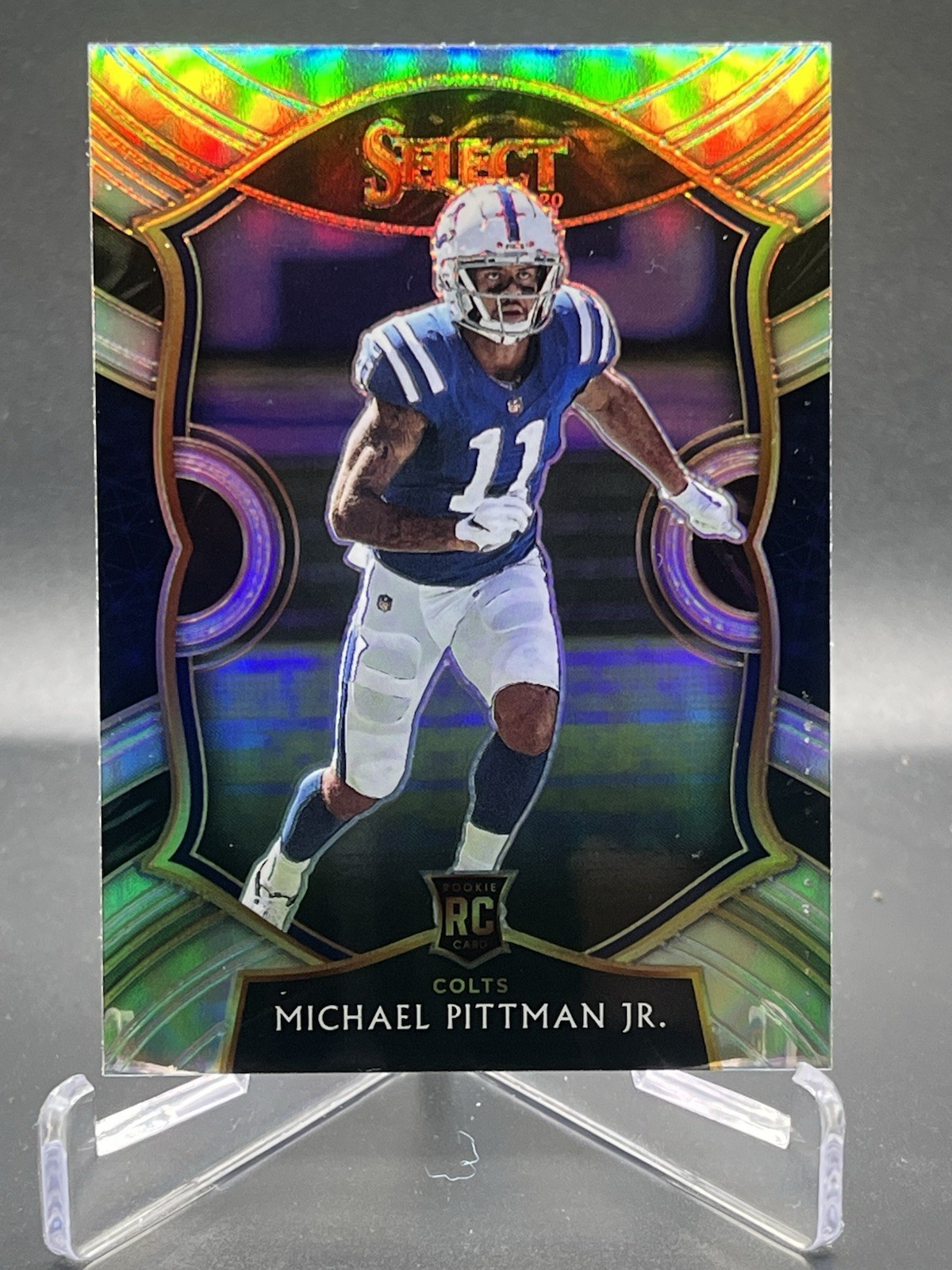 Michael Pittman Jr. 2020 Select Concourse Silver Prizm Rookie RC #62 Colts