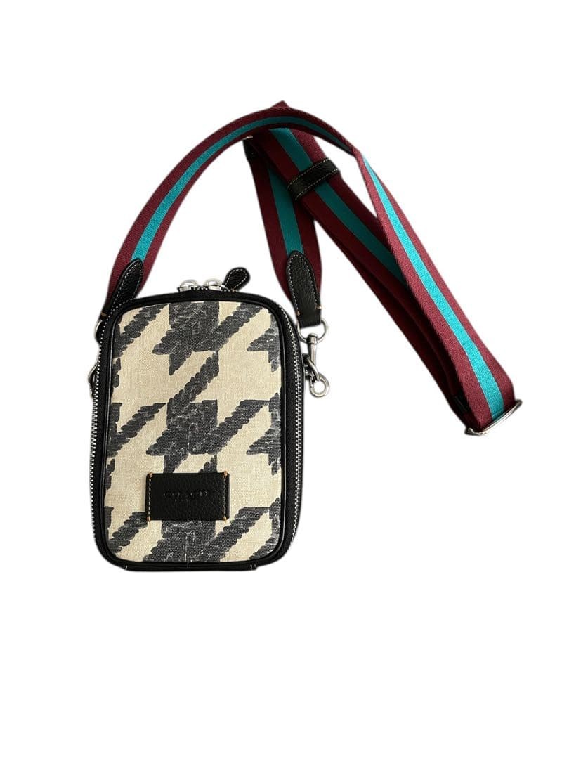 COACH geometric pattern shoulder bag - image 1