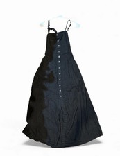 Universal thread Co. Women s black spaghetti strap dress with buttons Size S