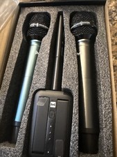 2PCS Wireless VHF Professional Microphone Handheld Mic System Karaoke w/Receiver