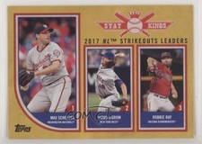 2018 Big League Stat Kings Trio Gold Robbie Ray Max Scherzer Jacob deGrom 1c7