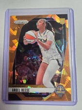 2024-25 Panini Prizm WNBA Angel Reese Orange Cracked Ice RC