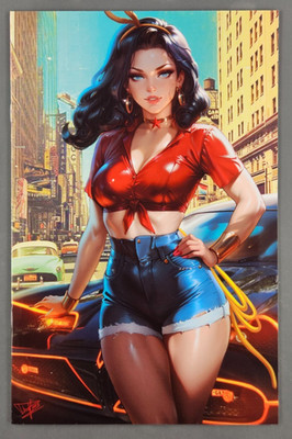 Artist Alley Comics Multiverse Saga #1 Wonder Woman Retro Pinup Cosplay Nice