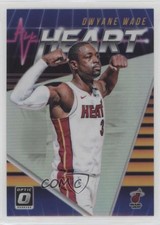 2018-19 Panini Donruss Optic All Heart Holo Prizm Dwyane Wade #3 HOF 11s9