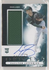 2021 Chronicles Origins Rookie Jumbo Material 85/99 Daulton Jefferies Auto 0jd0