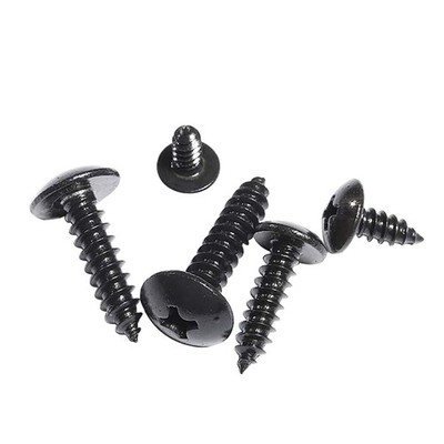 M2.9-M4.2 Blechschrauben Flachkopf Schrauben - Schwarz 304 Edelstahl V2A