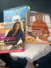 Cookbooks, Martha Stewart, Jamie Oliver, Rachael Ray