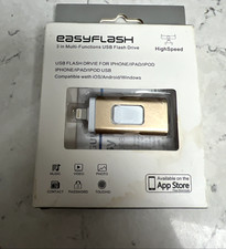 Easyflash 32GB/64GB 3 in Multi Functions USB Flash Drive Gold/Rose Gold for iP.