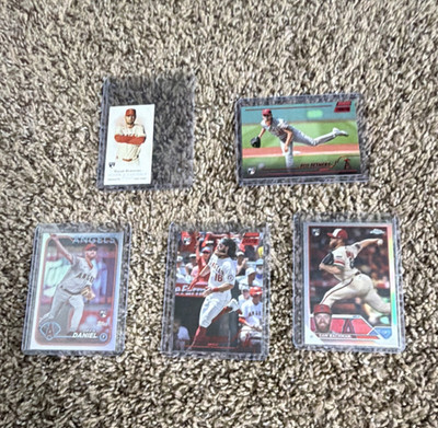 Topps 2022 MLB Los Angeles Angels Rookie Card Lot 5  