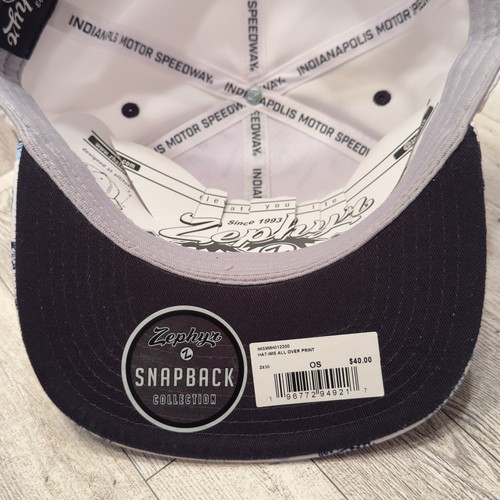 Cappello Sanpback Zephyr Indianapolis Motor Speedway Wing Wheel Flag stampa all over - Foto 9 di 15