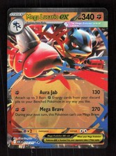 Mega Lucario ex Holo 113/217 ME: Ascended Heroes Double Rare NM