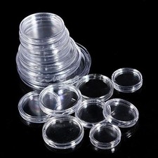 COIN CAPSULES - ALL SIZE from 16mm to 46mm Capsule - 20 each