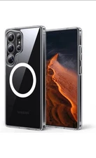 For Samsung Galaxy S25 Ultra Case MagSafe Shockproof Magnetic Clear Phone Cover