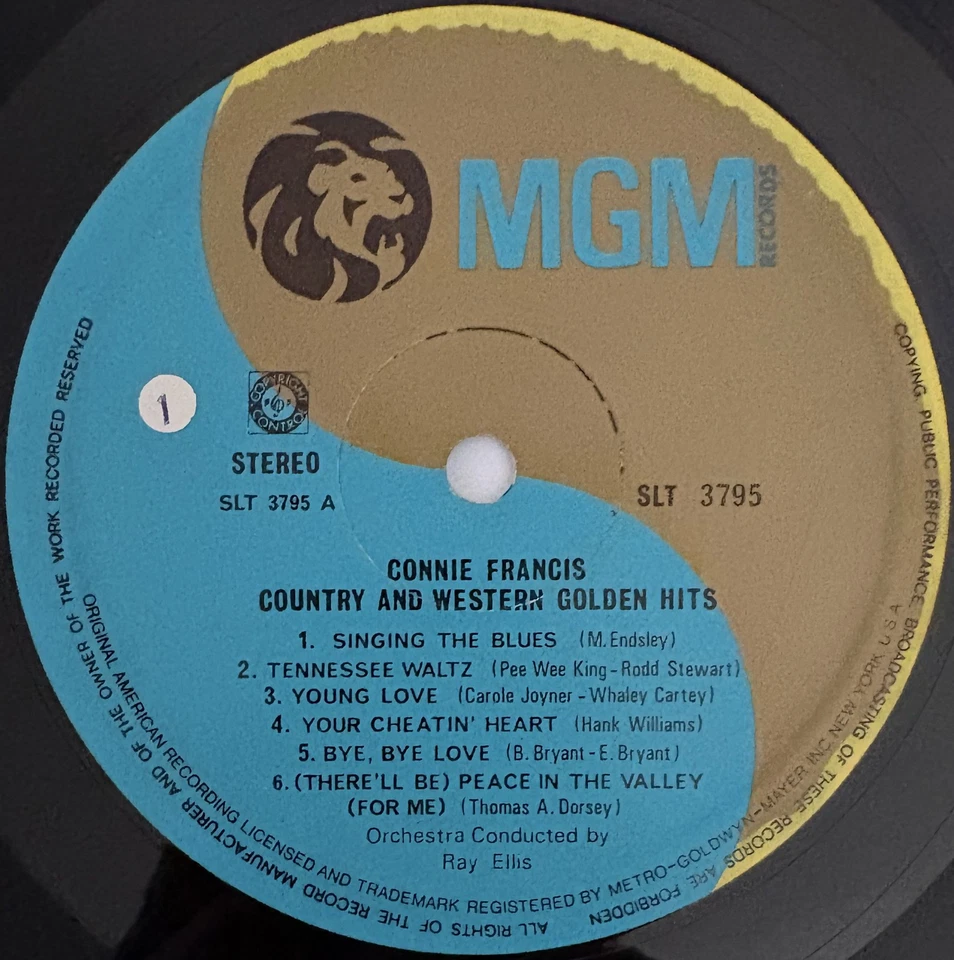 КОННИ ФРАНСИС, 2 ПЛАСТИНКИ ИЗ СИНГАПУРА, 1972 — РЕДКАЯ - Изображение 3 из 4