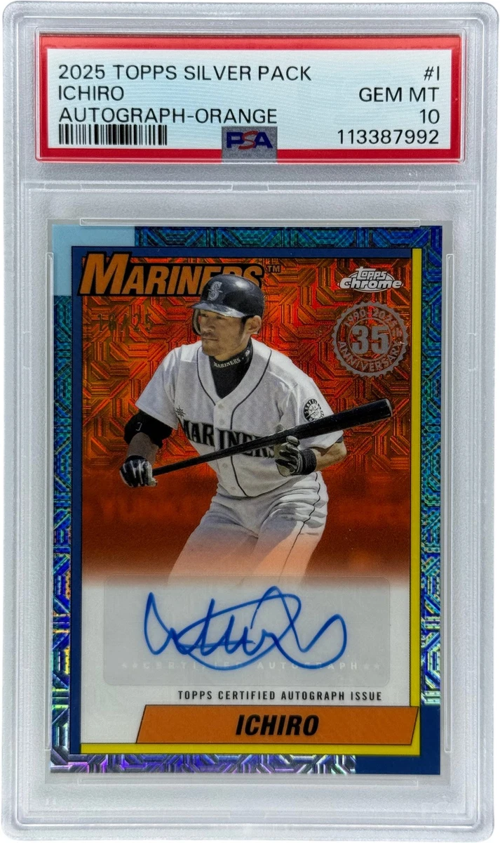 Ichiro Suzuki Seattle Mariners Baseball Autographed Sports Trading