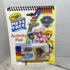 Paw Patrol Color Wonder Mess Free Activity Pad With 3 Markers New