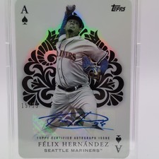 2023 Topps All Aces Felix Hernandez Auto PSA 10