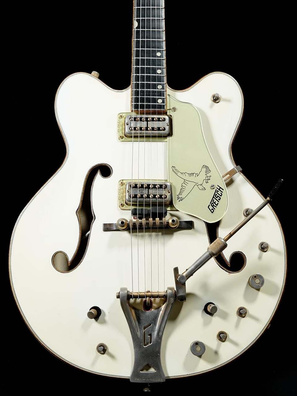 Gretsch 1965 6137 White Falcon Stereo Double Cutaway Used Electric Guitar 1965