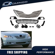 For 2007-2009 Toyota Camry Front Grille Fog Lights Bezels Bumper Bracket Set For 2007-2009 Toyota Camry Front Grille Fog Lights Bezels Bumper Bracket Set