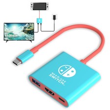 Switch Dock for Nintendo Switch Docking Station,Portable Nintendo TV Adapter ...