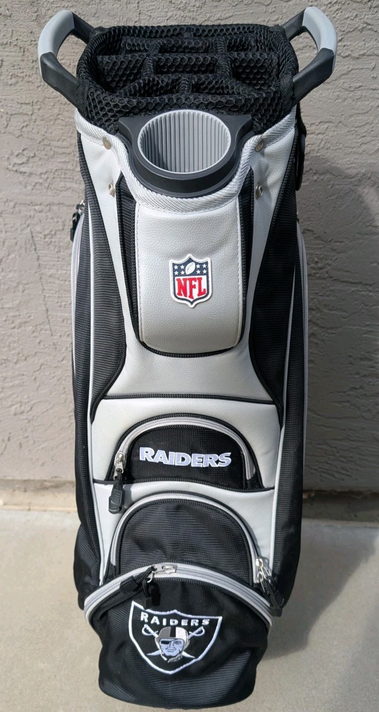 Cart Bag  Las Vegas Raiders Nfl Cooler Pocket New