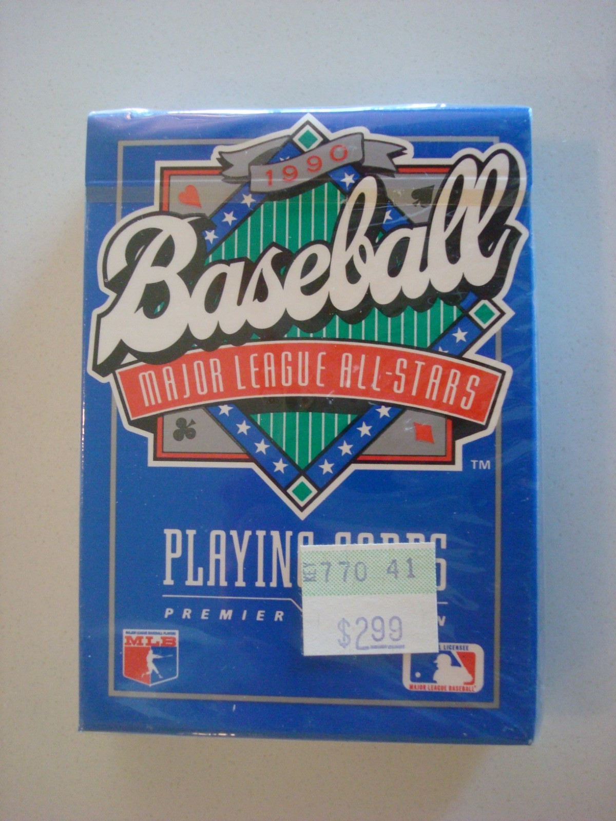 1990 US PLAYING CARD MAJOR LEAGUE BASEBALL ALL-STARS COMPLETE DECK - SEALED PACK