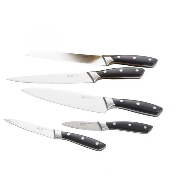 Coltelli Forgiati da Cucina Set 4 Pezzi BRANDANI Professionali in Acciaio Inox