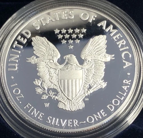 2018 W  American Eagle Proof 99.9 Silver 1 Troy oz. Coin C.O.A.-OGP-NICE