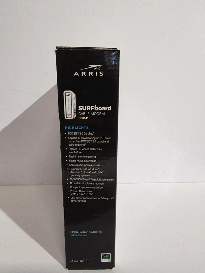 Arris SURFboard SB6141 DOCSIS 3.0 Cable Modem Complete! - Image 4 of 4