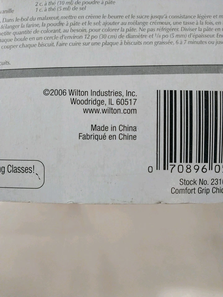 Cortador de galletas de pollito Wilton agarre cómodo 5 x 4,5" Pascua primavera niños 2006  Foto 4 de 4