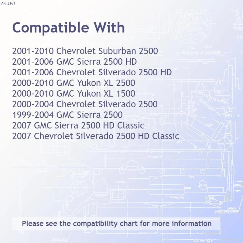 Conjunto de 4 tampas centrais dianteiras e traseiras fechadas para 2000-2010 GMC Yukon XL - Cromado - Imagem 3 de 4