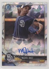 2018 Bowman Chrome Prospect Atomic Refractor /100 Michel Baez #CPA-MB Auto 3q5