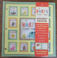 New Seasons Baby First Year Memory Keeper 24 Storage Pockets