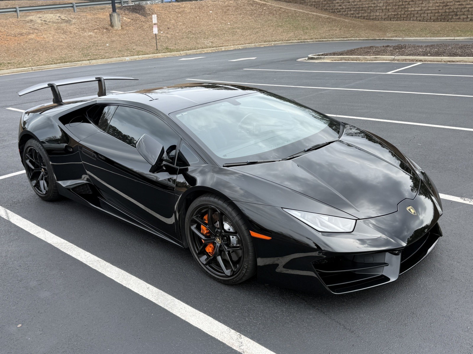 Lamborghini Wheels OEM Huracan OEM 19 Kari Michelin Tires Gloss Black