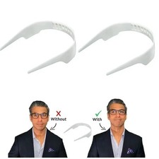 Adjustable Plastic Collar Stays Support Shaper Kit Shirt Collar Stiffener