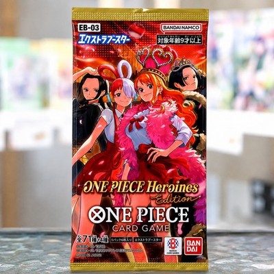 One Piece EB-03 Heroines JP Booster Pack Original Sealed OVP