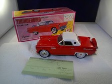 Vintage 50s Fifties Type 1956 FORD THUNDERBIRD 1:18 Red Hard Top Made Japan