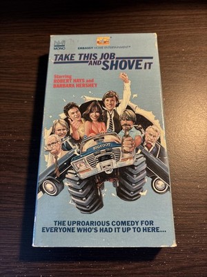 Take This Job and Shove It (1981) VHS - Embassy - Robert Hays, Barbara Hershey