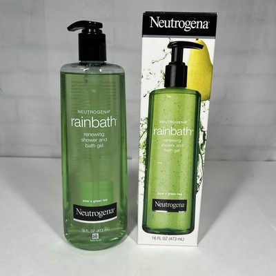 Neutropenia Rainbath Refreshing Shower Gel, Pear & Green Tea 16 Oz. Lot Of 2