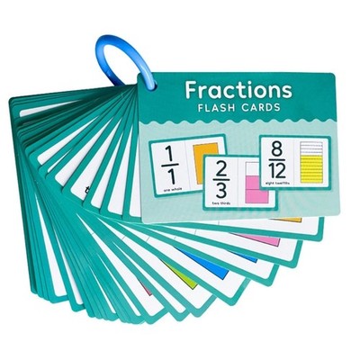 Fraction Learning Cards Set Paper Math Teaching Resource For Students Classroom