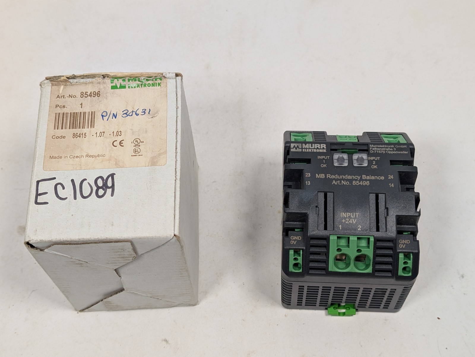 MurrElektronik 85496 MB Redundancy Module NEW OPEN BOX