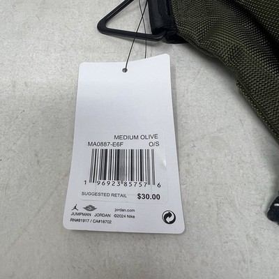 Nike Air Jordan Rise Fanny Pack Army Olive Green Belt Bag
