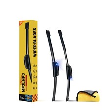 22" 22" Windshield Wiper Blades, Original Quality U/J Hook 2 Pack