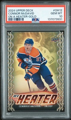 2024 Upper Deck On a Heater Connor McDavid Gold 10/10 SSP Oilers PSA 10