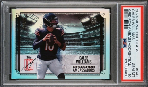 2024 Signature Class — ROOKIE INSERT — Caleb Williams — 💎 MINT PSA 10 — pop 1